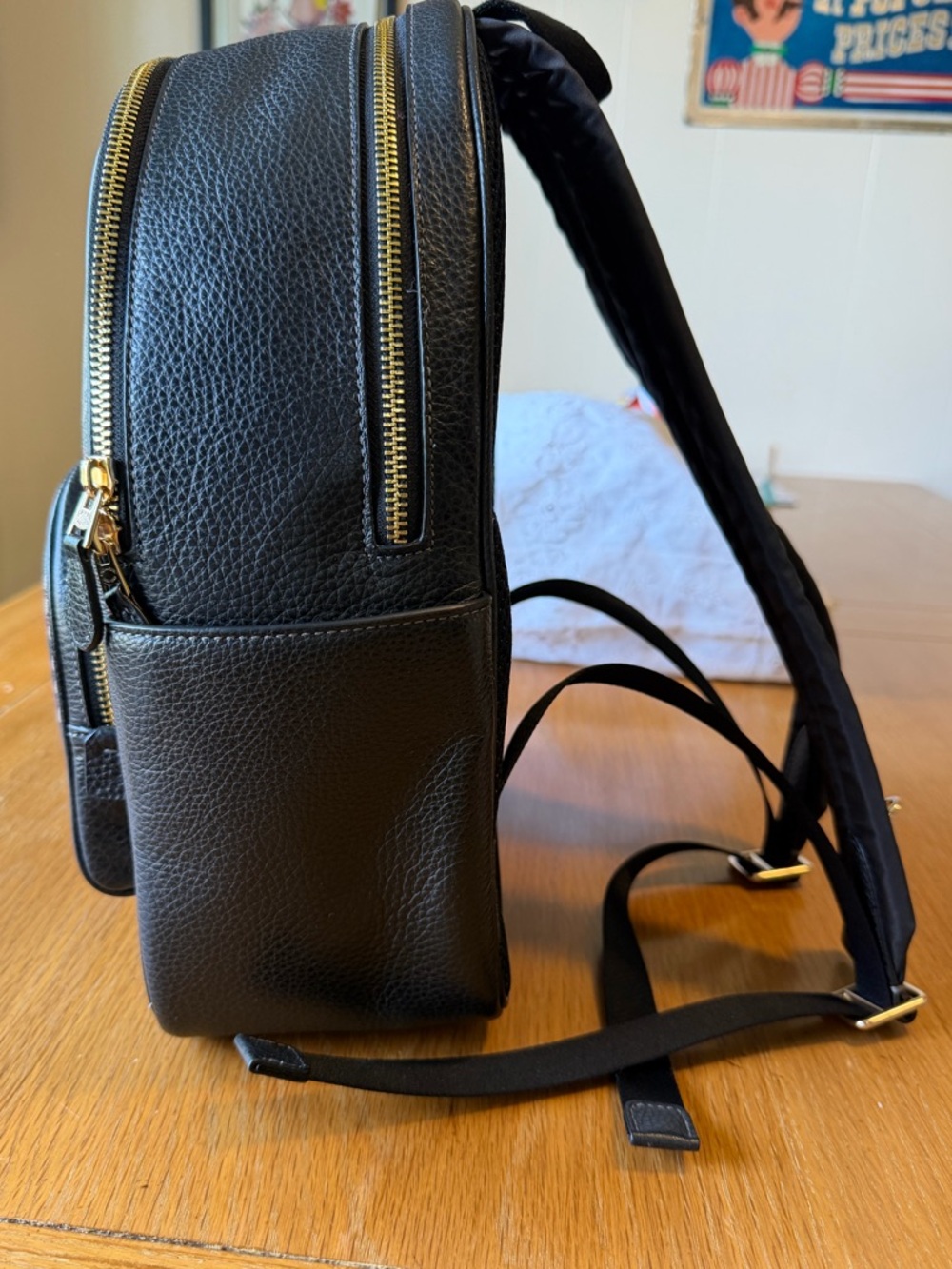 COACH COURT BACKPACK WITH BRUSHED PLAID PRINT NWT - Picture 3 of 8